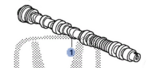 14100R70A01 - Engine: Camshaft for Honda: Accord, Accord Crosstour, Crosstour Image