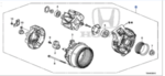 6311RX0505RM - : 2012-2015 Honda - Alternator (RMD) for Honda: Civic, CR-V Image