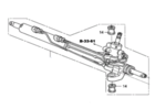 53601SDBA11 - Steering: Steering Gear for Honda: Accord Image