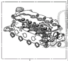 6110RBJJ00 - Engine: Engine Cylinder Head Gasket Set for Honda: Insight Image