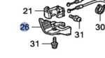 81758SHJA01ZD - : Cover L *NH167L* for Honda Image