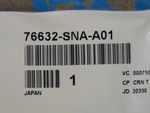 76632SNAA01 - : 2006-2007 Honda Civic - Rubber Blade (575MM) for Honda: Civic Image