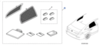 8R13T47100 - Interior: 2022-2025 Honda Civic - Rear Window Shades for Honda: Civic Image