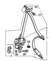 4814SNEA01ZA - Electrical: Belt &amp; Retractor for Honda: Civic Image
