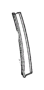 72970SV1003 - Body: Pillar Molding for Honda: Accord Image