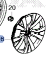 44733T20A12 - : 2022-2025 Honda Civic - Trim Wheel (16X7J) for Honda: Civic Image