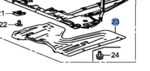 74112T2FA00 - : Plate Engine Cover (Lower) for Honda Image