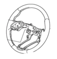 78501SWAN71ZA - Steering: Steering Wheel for Honda: CR-V Image