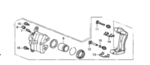 6452T0H505RM - : Caliper Sub Assembly for Honda Image