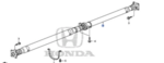 40100SZAS01 - : Shaft Assembly,  Propeller for Honda Image
