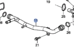 19505P0A000 - Cooling System: Connector Pipe for Honda: Accord Image