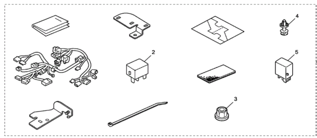 8E92SNA100B - Serviceable Components: 2008-2011 Honda Civic - Remote Start Component for Honda: Civic Image