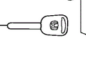35119TA0A00 - : Key, Immobilizer (Sub)(Blank) Valet Key for Honda Image