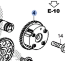 143105R1013 - : Engine Timing Camshaft Sprocket for Honda Image