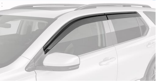 8R04T90100 - Exterior: 2023-2025 Honda Pilot - Door Visors for Honda: Pilot Image