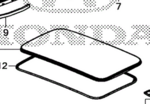 70200TBAA03 - Body: Sunroof Glass for Honda: Civic Image