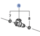 16450RNAA01 - : 2006-2013 Honda - Injector Assembly Fuel for Honda: Civic, Fit Image