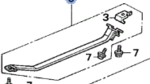 17521SV1L00 - Fuel System: Fuel Tank Mount Strap for Honda: Accord Image