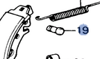 43365SA5003 - : Pin Parking Brake Lever for Honda Image