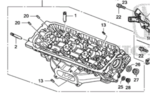 12300RGL305 - Engine: Cylinder Head for Honda: Odyssey, Pilot Image