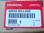 42510SHJA00 - Brakes: Rotor for Honda: Odyssey Image