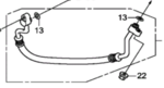 80315TR7A02 - : 2012-2015 Honda Civic - Hose Discharge for Honda: Civic Image