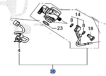 61615LA305 - : PUMP KIT, FUEL HIGH PRESSURE (SERVICE)  (VIN REQUIRED) for Honda: Accord, CR-V Image