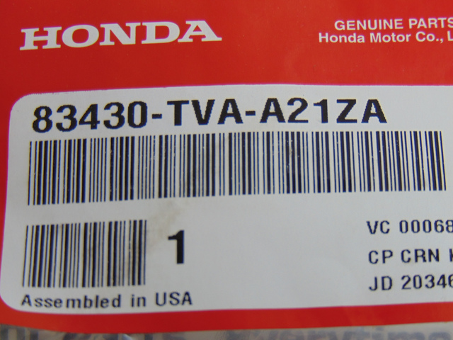 83430-TVA-A21ZA - 2018-2022 Honda Accord - Garnish Assembly L