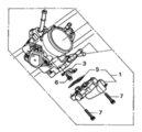 16400PZDA13 - : 2003-2006 Honda Element - Throttle Body Assembly for Honda: Element Image