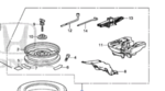 6421TT1A00 - : Wheel Kit Temporary (Tire sold separately) for Honda Image