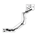 54310TR4A02 - Manual Transmission: Shift Control Cable for Honda: Civic Image