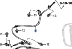 47510T3VA03 - Brakes: Cable for Honda: Accord Image