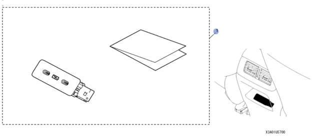 8U573A0100 - Audio/Video: 2023 Honda CRV Rear USB Charger for Honda: CR-V Image