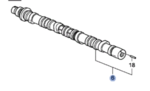 14120R41L00 - Engine: Exhaust Camshaft for Honda: Accord Image