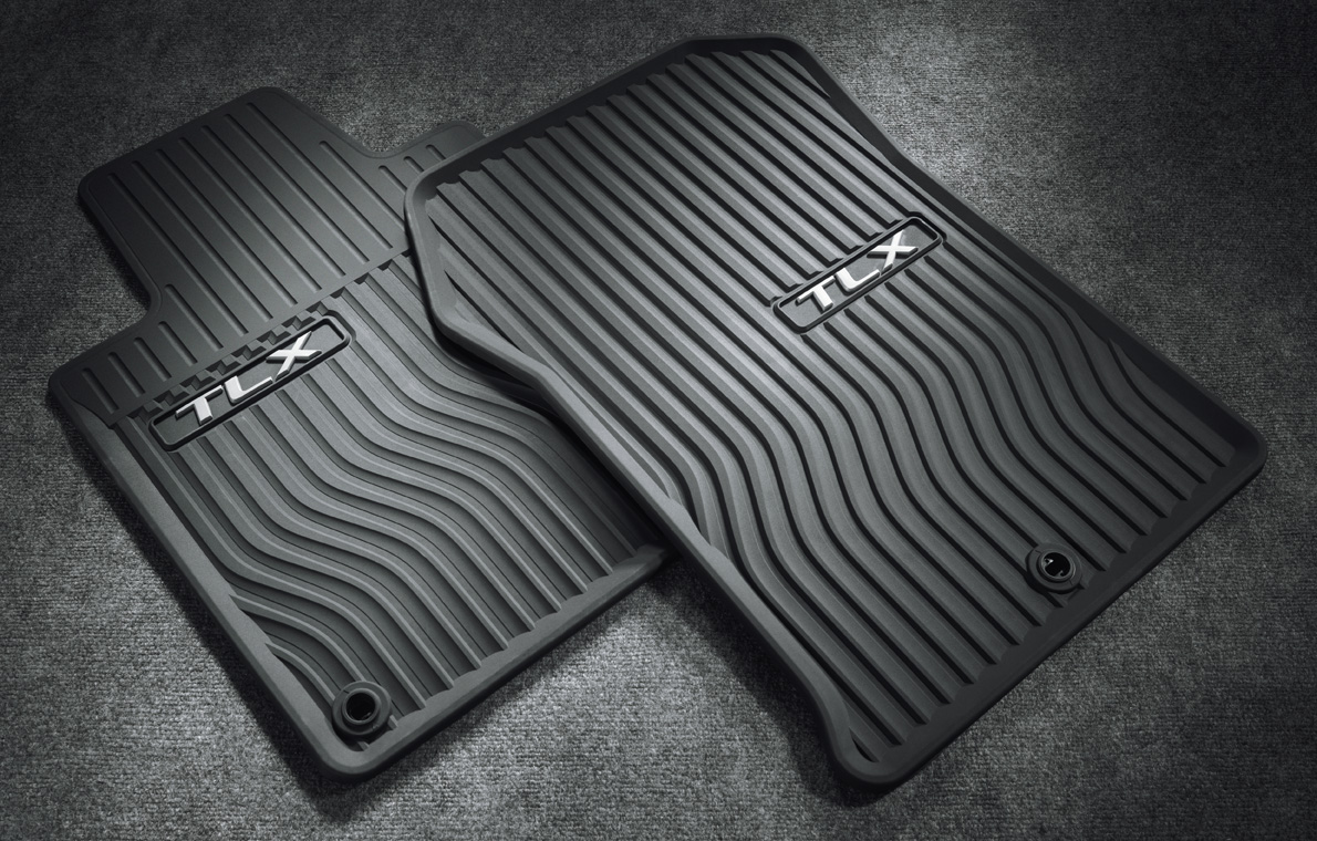 8P13TK4210 - Interior: 2009-2014 TL FLOOR MATS, ALL-SEASON (EBONY) for Acura Image