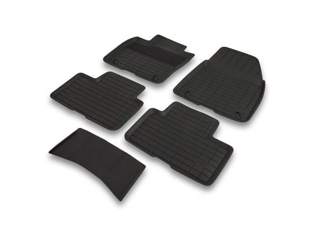 31693758 - Interior: Shaped Plastic Floor Mats, Charcoal Solid for Volvo Image
