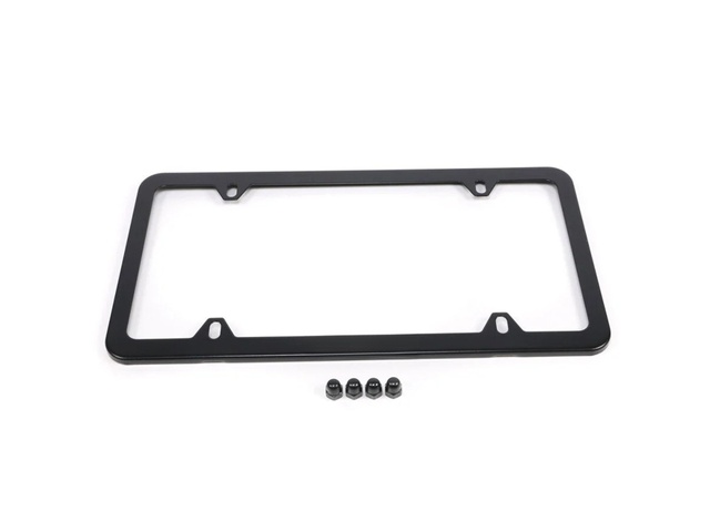 8640219 - Exterior: License Plate Frame - Black - Slimline for Volvo Image