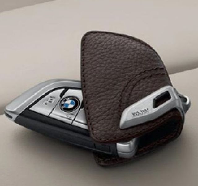 【COSYHARU】24FW★ Key Off COSYHARU Padding l Gray 2016-2024 BMW Key Case - Mocha 82-29-2-408-819