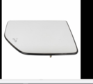 FL3Z17K707AE - Body: Mirror Glass for Ford: F-150, F-250 Super Duty, F-350 Super Duty, F-450 Super Duty Image