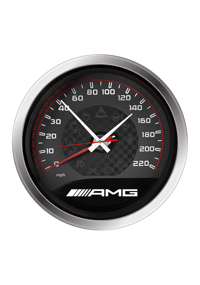 MHH425 - : 14" AMG Speedometer Wall Clock for Mercedes-Benz Image