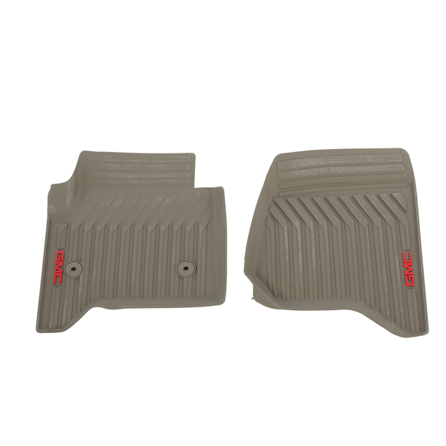 23452754 - Interior: OEM NEW 2015-20 GM GMC Yukon XL Premium All Weather Floor Mats in Dune 23452754 for GMC: Yukon, Yukon XL Image