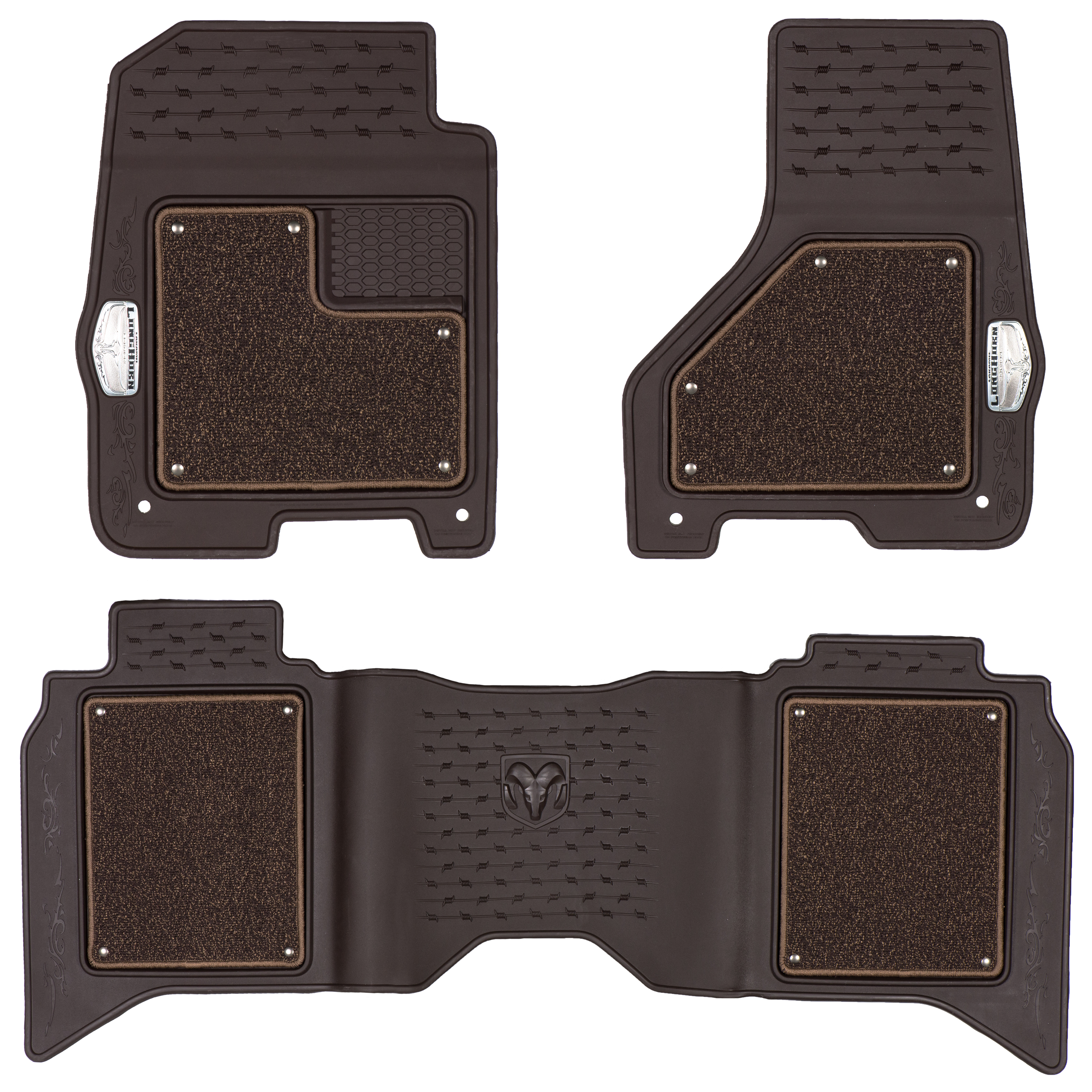 1TD20LU7AC - Interior Trim: Floor Mat Kit for Ram: 1500, 1500 Classic, 2500, 3500 Image