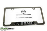 999MBSV000 - Exterior: License Plate Frame for Nissan: 200SX, 240SX, 300ZX, 370Z, Altima, Armada, Axxess, Cube, Frontier, GT-R, Juke, Kicks, LEAF, Maxima, Murano, NV1500, NV200, NV2500, NV3500, NX, Pathfinder, Pickup, Pulsar NX, Qashqai, Quest, Rogue, Rogue Sport, Sentra, Stanza, TITAN, TITAN XD, Versa, Versa Note, Xterra Image