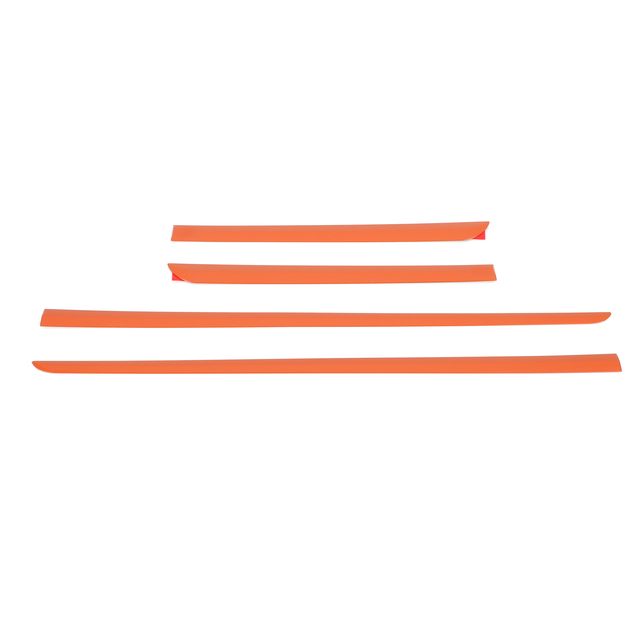 J101SFJ000I6 - Exterior: OEM NEW 2013-15 Subaru Crosstrek Tangerine Orange Body Side Molding J101SFJ000I6 for Subaru: XV Crosstrek Image