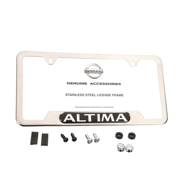 999MBUV000 - Exterior: License Plate Frames - Altima Logo - Coupe for Nissan: Altima Image