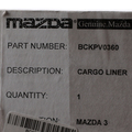 BCKPV0360 - : 2023 Mazda 3 Rear Soft Cargo Floor Area Liner for Mazda: 3 Image
