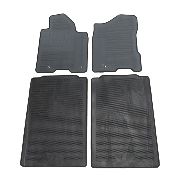 999E2WUH11BK - Interior: OEM NEW 2010-2015 Nissan Titan Crew Cab Black Carpeted Floor Mats 999E2-WUH11BK for Nissan: Altima, NV3500, TITAN Image