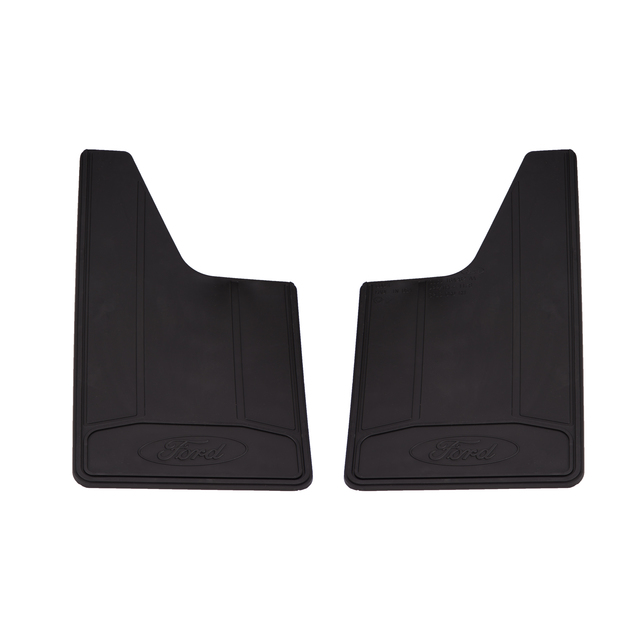 FL3Z16A550D - Body: OEM NEW 2015-2019 Ford F-150 Rear Black Splash Guard Mud Flaps FL3Z16A550A for Ford: F-150 Image