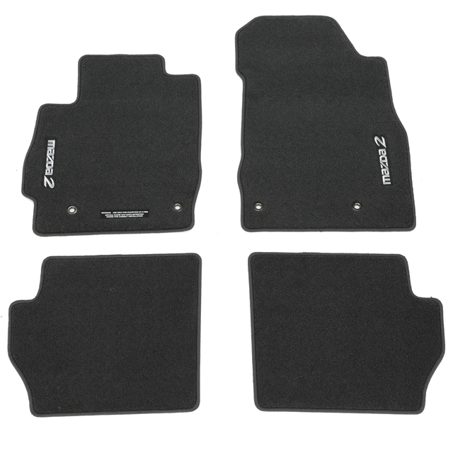 8BP01A - Interior: OEM NEW 2011-2014 Mazda 2 1.5L Sport Touring Black Carpet Floor Mats 00008BP01A for Mazda: 2 Image