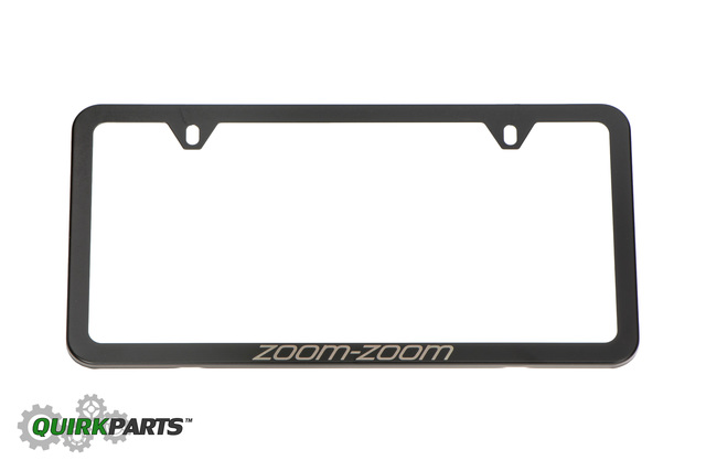 83Z62 - Exterior: License Plate Frame for Mazda: 2, 3, 5, 6, CX-3, CX-5, CX-7, CX-9, MX-5 Miata Image